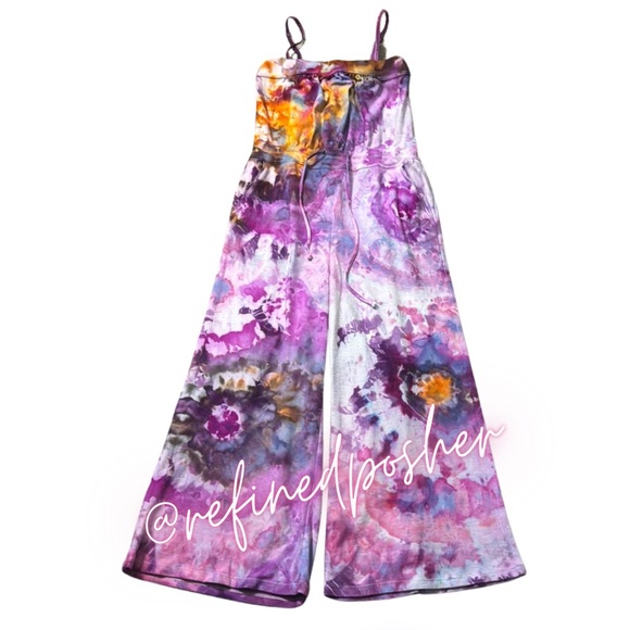 Daily Practice by Anthropologie Strapless Wide-Leg Jumpsuit size Medium NEW - Picture 4 of 8